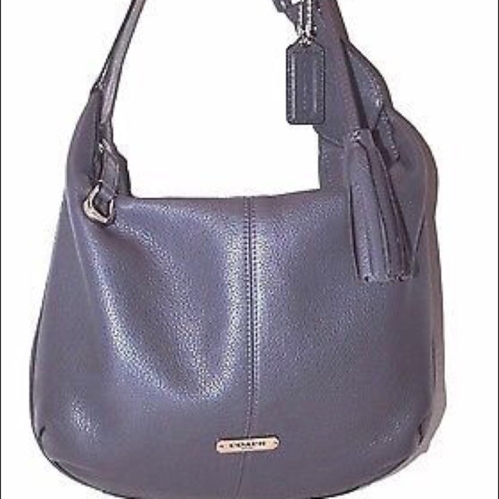 Coach Avery leather hobo bag